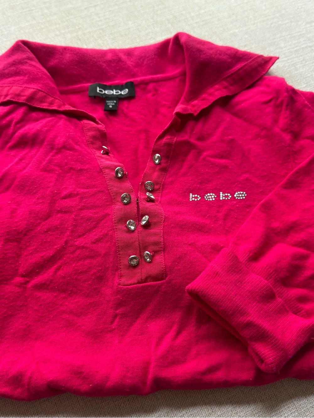 β¨ Vintage Y2K bebe Collection 3 Womenβs Top Shirt Bundle Set XS β¨ - Picture 3 of 8